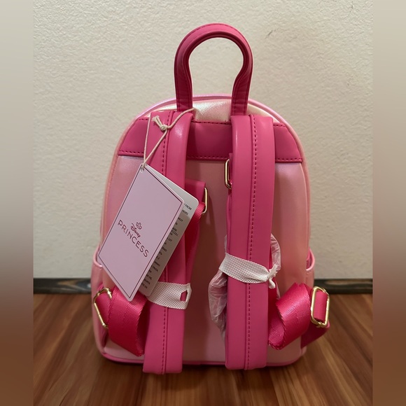 NWT Loungefly Disney Sleeping Beauty Aurora castle cake backpack - Picture 8 of 8